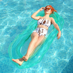 Portable Inflatable Water Bed for Beach and Pool - Relaxation and Vacation