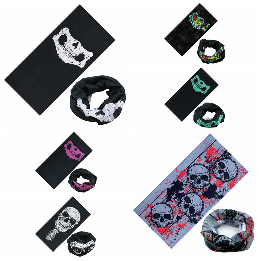 Halloween Cycling Face Mask Outdoor Riding UV Protection Scarf
