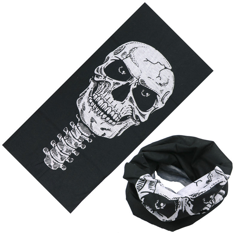 Halloween Cycling Face Mask Outdoor Riding UV Protection Scarf