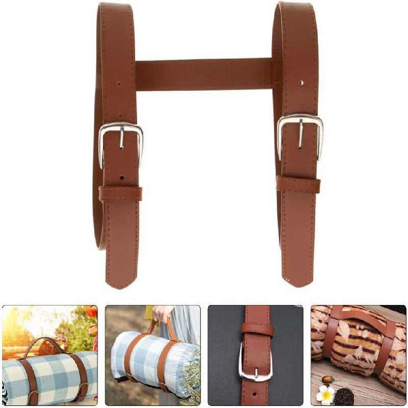 PU High Camping Blanket with Mat Belt