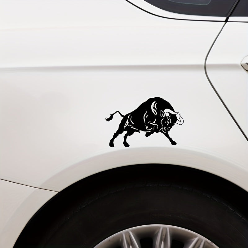 Fine Carving Animal Sticker Bullfighting Car Sticker