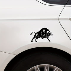 Fine Carving Animal Sticker Bullfighting Car Sticker