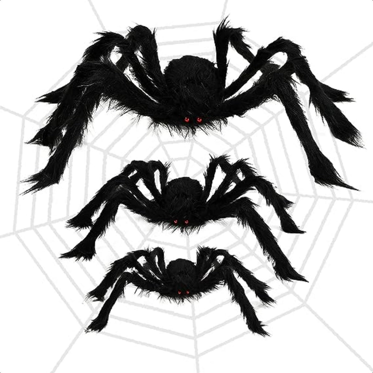 Halloween Decor Hairy Spider Scary Spider Props Decoration
