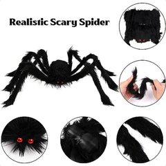 Halloween Decor Hairy Spider Scary Spider Props Decoration