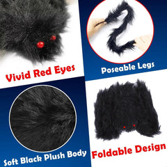 Halloween Decor Hairy Spider Scary Spider Props Decoration