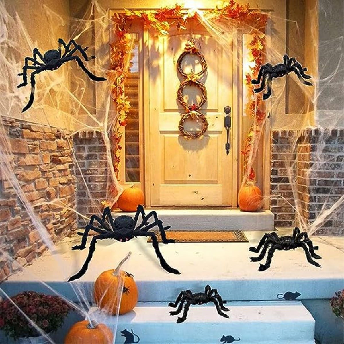 Halloween Decor Hairy Spider Scary Spider Props Decoration