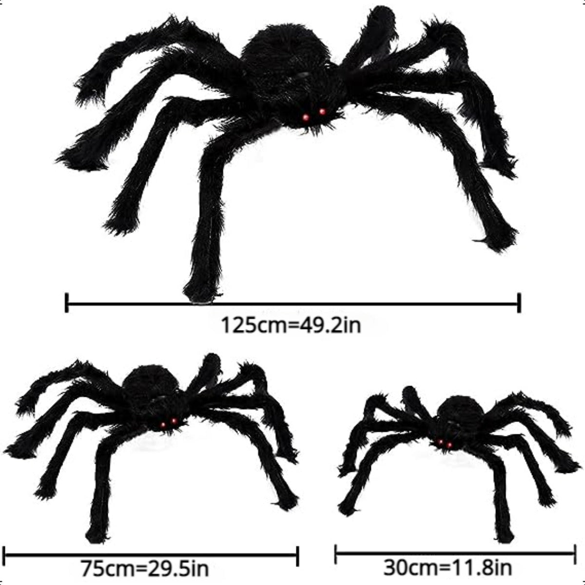 Halloween Decor Hairy Spider Scary Spider Props Decoration