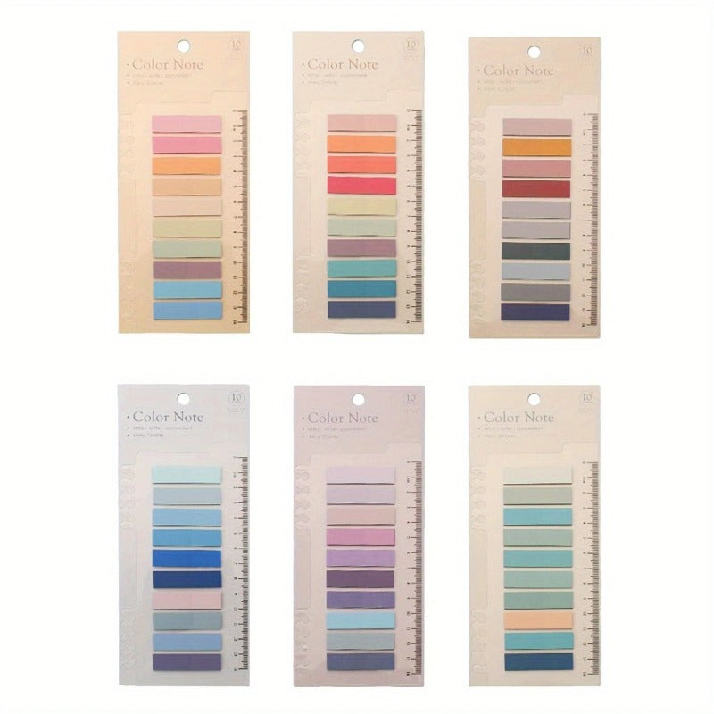 1200 Sheets Sticky Notes Set With Ruler - 60 Colors