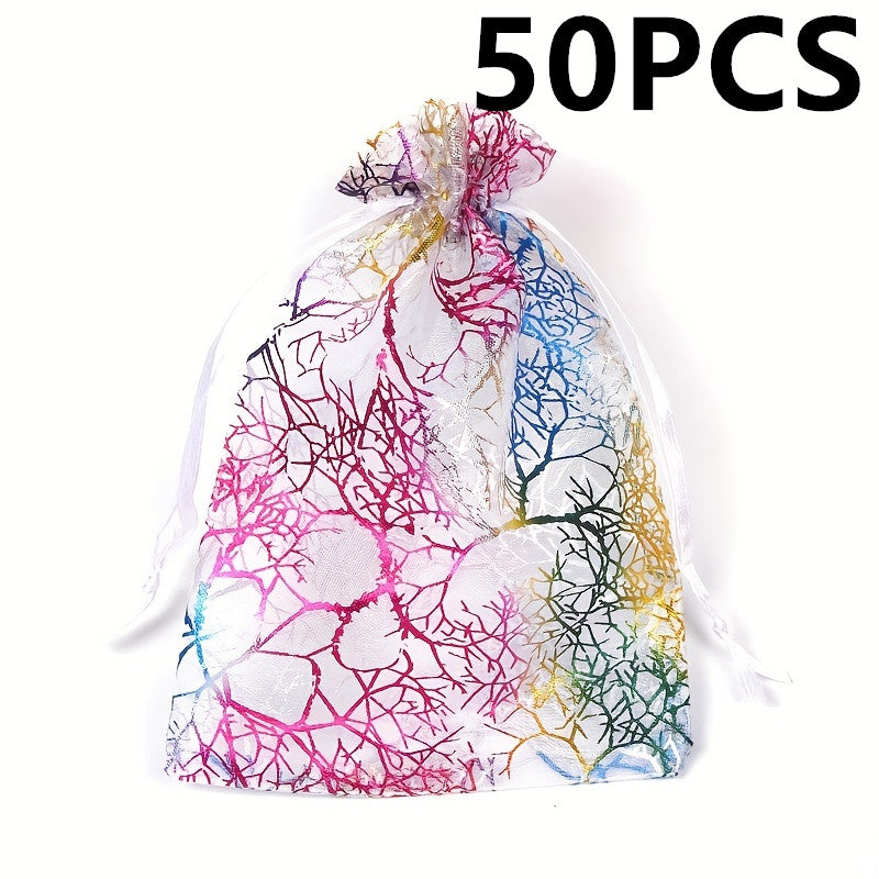 Organza Gift Bags - Ideal for Party Favors, Christmas, Halloween