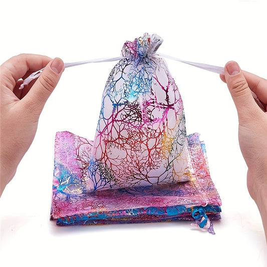Organza Gift Bags - Ideal for Party Favors, Christmas, Halloween