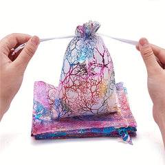 Organza Gift Bags - Ideal for Party Favors, Christmas, Halloween