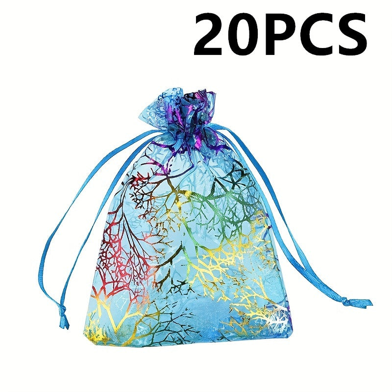 Organza Gift Bags - Ideal for Party Favors, Christmas, Halloween