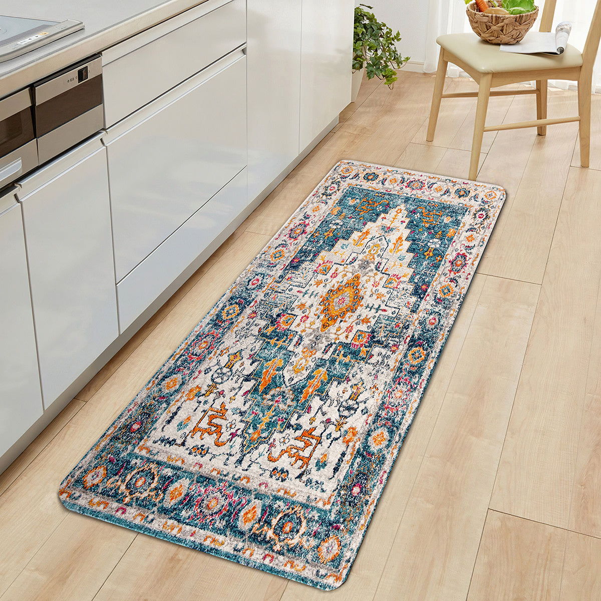 Persia Printed Non Slip Kitchen Floor Mat Modern Minimalist Living Room Carpet