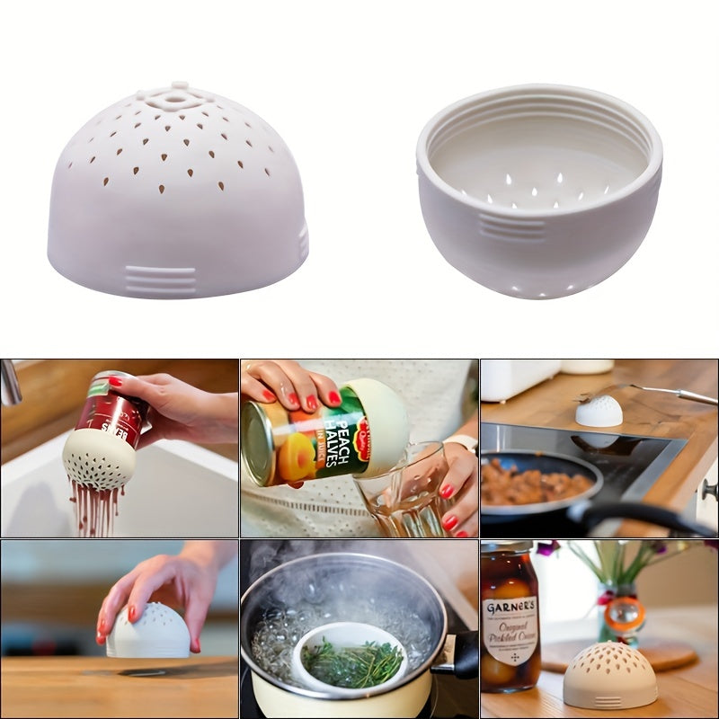3pcs Silicone Can Filter Mini Colander Kitchen Strainer Portable Ca