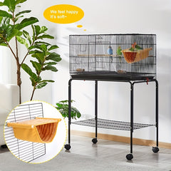 Warm Bird Nest Bed Hanging Hammock Snuggle Hut Parrot House Tent Toy
