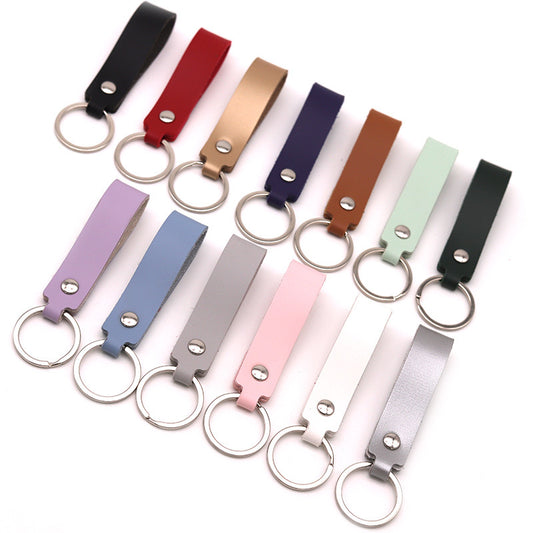 PU Leather Keychain Car Key Chains Business Gift Keyring