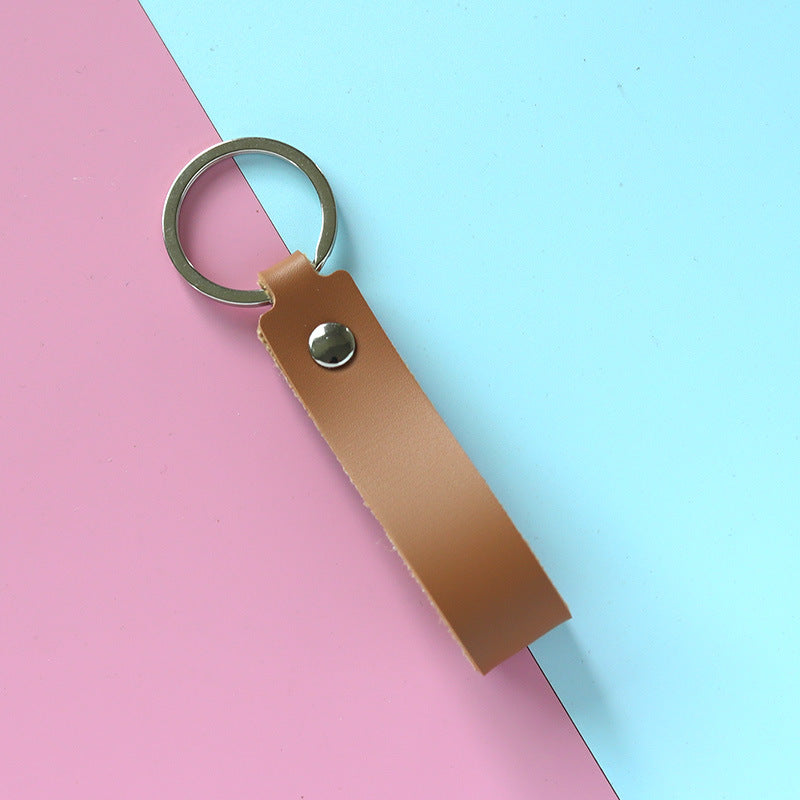 PU Leather Keychain Car Key Chains Business Gift Keyring