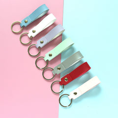 PU Leather Keychain Car Key Chains Business Gift Keyring
