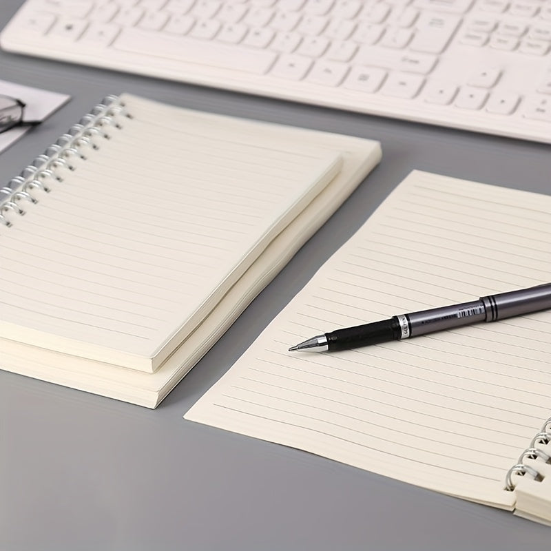 Coil Minimalist Student Notebook Blank Grid Spiral Work Notebook B5