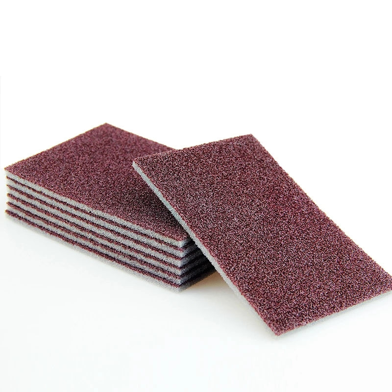 10pcs Carborundum Kitchen Sponge Eraser for Pan Pot Dish Cleaning