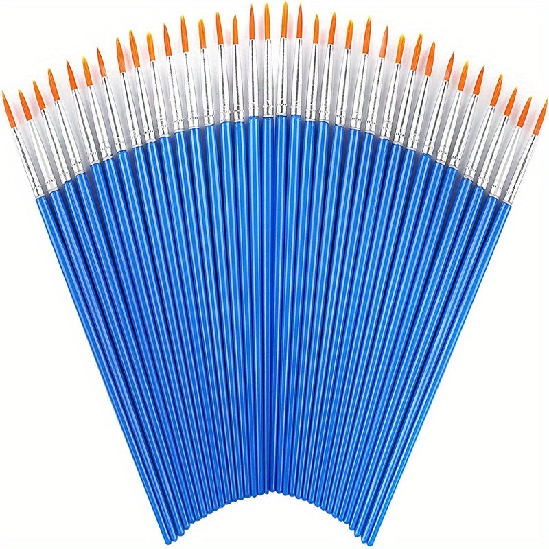 10pcs 30pcs Fine Nylon Detail Paint Brushes for Drawing Watercol