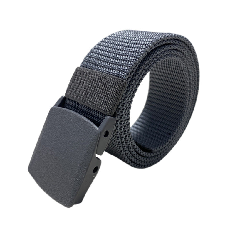 Men's Military Style Nylon Belt with Automatic Buckle