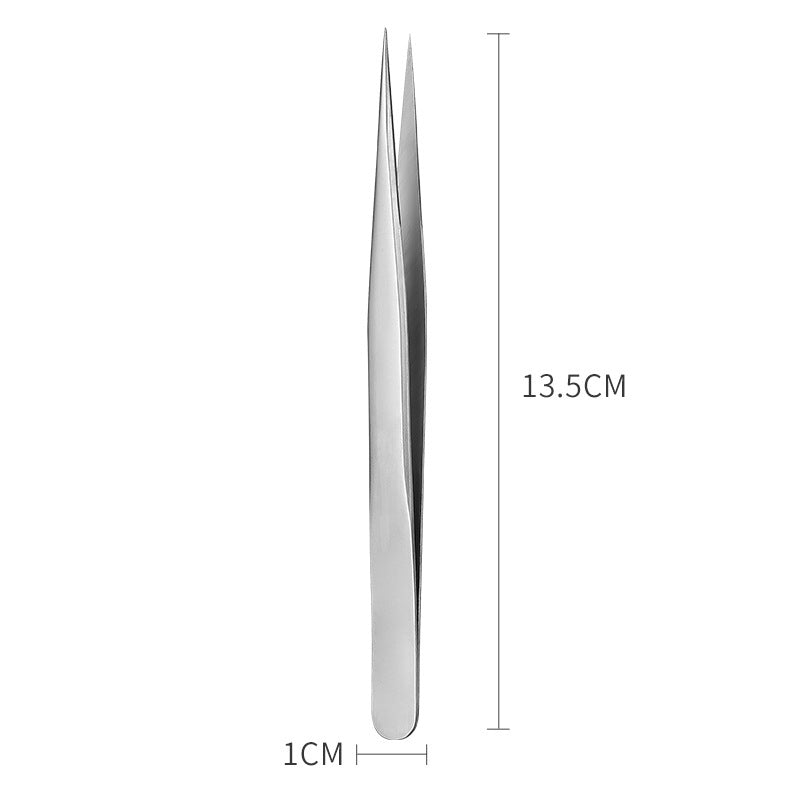 High Precision Stainless Steel Eyelash Extension Tweezers Straight/Curved Tip