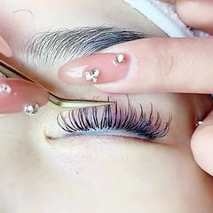 High Precision Stainless Steel Eyelash Extension Tweezers Straight/Curved Tip