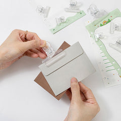 Transparent Folder Ticket Holder Student Test Paper Holder