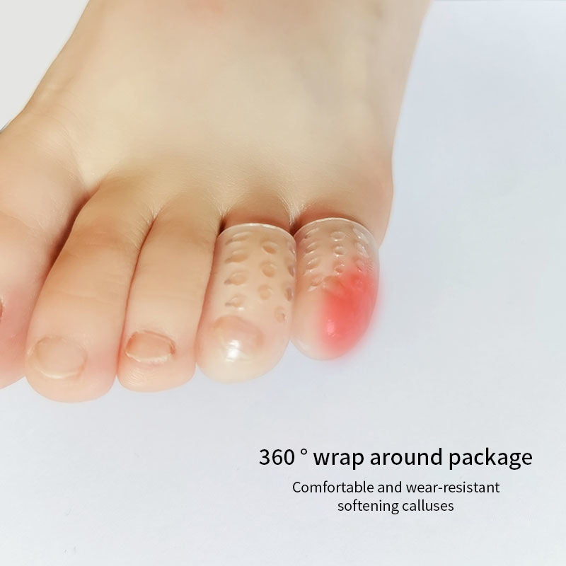 10pcs Silicone Toe Covers Anti Friction Breathable Toe Protector Foot Care