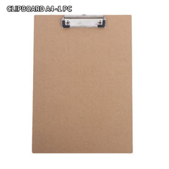 A4 Basics Hardboard Office Clipboards - Durable Document Holder