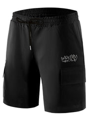 Men's Printed Cargo Shorts for Summer Activities