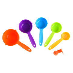 10pcs Measuring Cups & Spoons Set Baking Tool Multifunctional Plastic Graduated