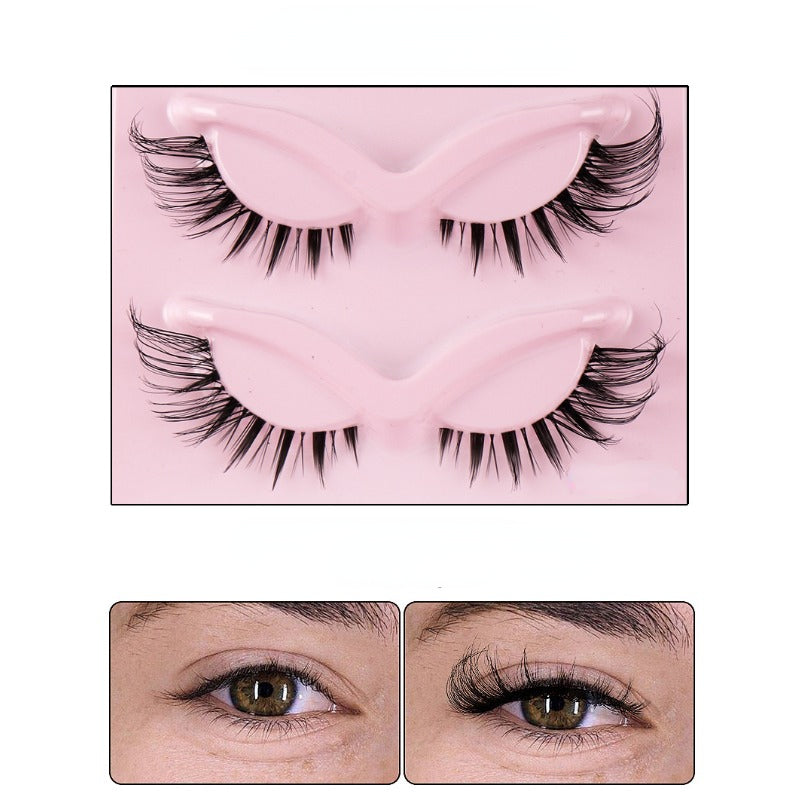 5 Pairs Cat Eye False Eyelashes Natural Thick Curling Simulated Fox Eye Lashes