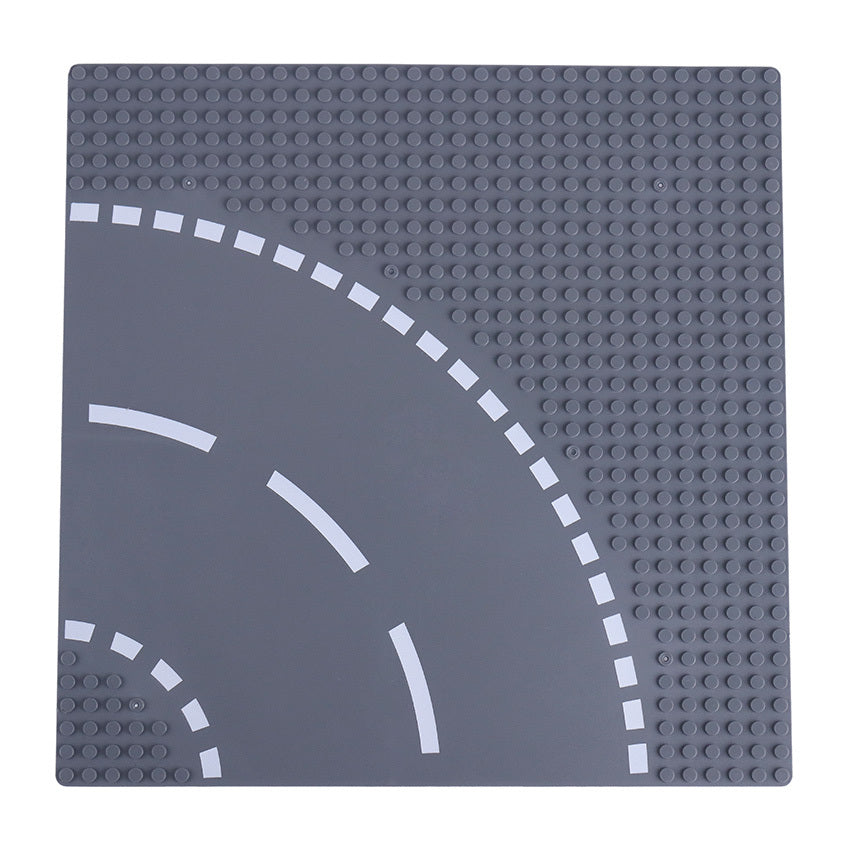 Small Road Building Block Plate - Create Your Own City Street View
