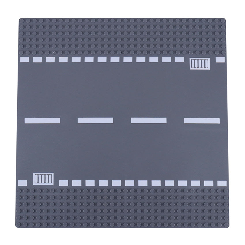 Small Road Building Block Plate - Create Your Own City Street View
