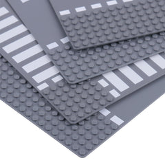 Small Road Building Block Plate - Create Your Own City Street View
