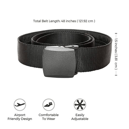Men's Tactical Military Nylon Belt with Automatic Buckle for Outdoor Training
