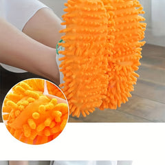 Thickened Removable Washable Lazy Shoe Covers Wooden Floors Toe Wipes Slippers