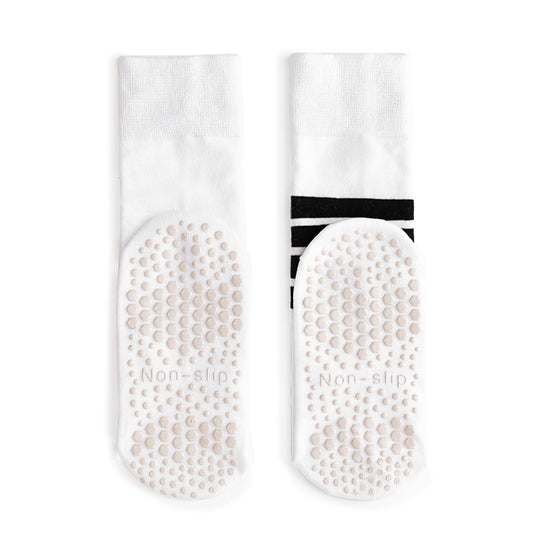 Striped Yoga Socks Non slip Summer Sporty Calf Socks