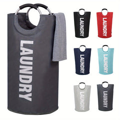 82L Laundry Basket Waterproof Laundry Hamper Padded Handles Collapsible