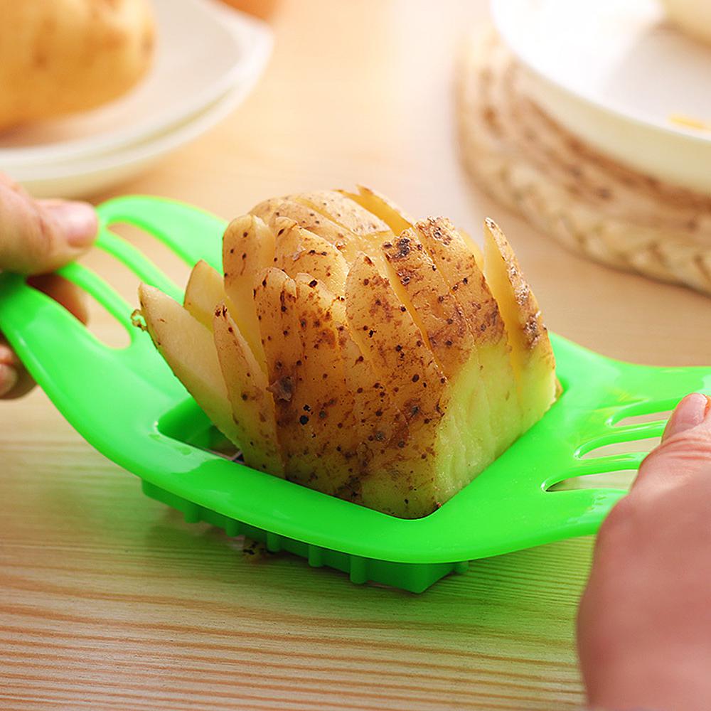 Stainless Steel Potato Chip Slicer French Fry Maker Kitchen Gadge