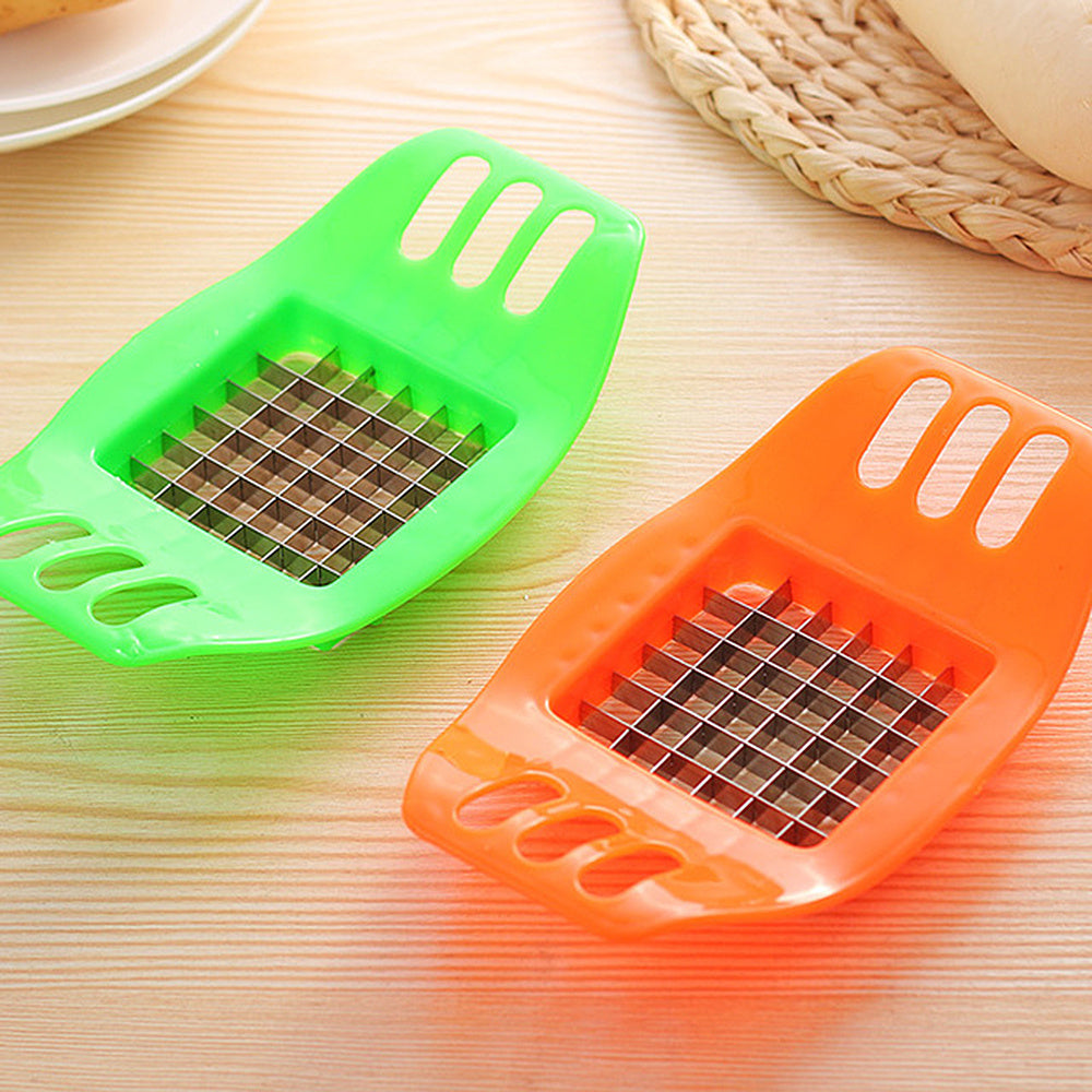 Stainless Steel Potato Chip Slicer French Fry Maker Kitchen Gadge