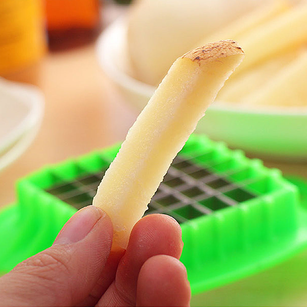 Stainless Steel Potato Chip Slicer French Fry Maker Kitchen Gadge