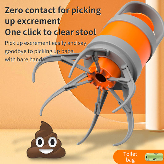 Portable Dog Pooper Scooper with 45 Waste Bags