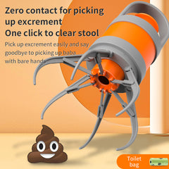 Portable Dog Pooper Scooper with 45 Waste Bags