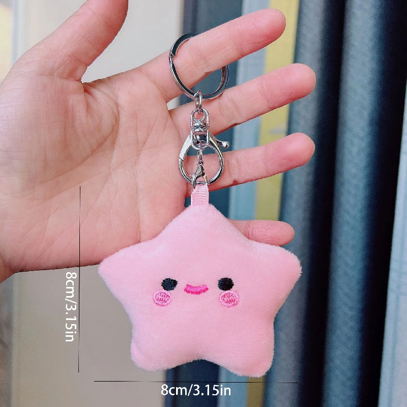 Little Star Plush Keychain Schoolbag Doll Pendant Toy