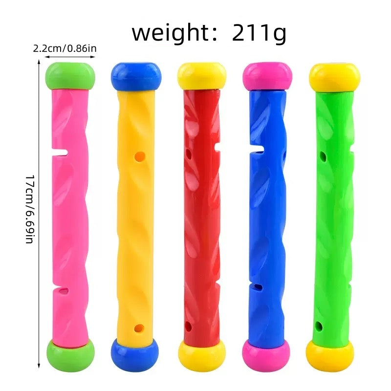 Kids Underwater Diving Sticks Swimming Toy Set