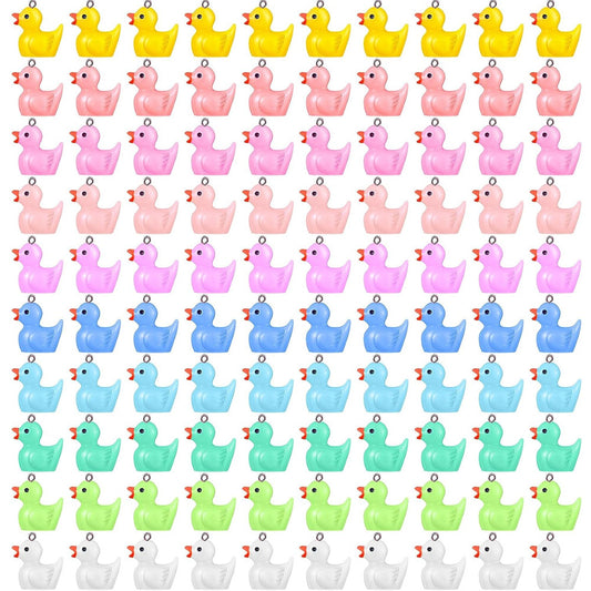 Resin Duck Charms Pendants for DIY Jewelry Making