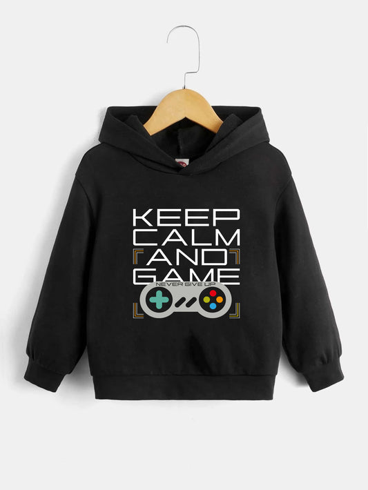 Boys Casual Hoodie Pullover Long Sleeve Sweatshirt